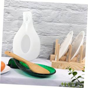 Marble Spoon Rest Metal <b>Kitchen</b> Holder for Spatulas Spoons <b>Tongs</b> More - Product Image 5