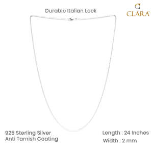 Cadenas de Plata de Ley 925 de Primera Calidad para Hombres y Niños, Chapadas en Oro de 18K y Rodio, Estilo Figaro, Estilo Religioso, con Perla como Piedra Principal - Product Image 5