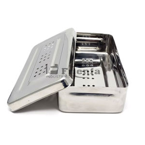 Boîte de rangement pour instruments chirurgicaux en acier inoxydable, certifiée CE, équipement médical réutilisable avec faible MOQ (10 pièces) - Product Image 1