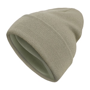 Gorro de Invierno de Punto con Forro de Satén de Color Sólido, Servicio OEM, Gorro de Jacquard - Product Image 5
