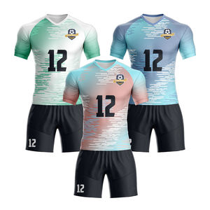 Maillot de football d'équipe personnalisé Nom personnalisé Numéro Impression numérique respirante - Product Image 3