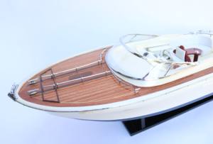 Modèle de bateau en bois RIVARAMA PLATINUM de haute qualité Artisanat pour utilisation de cadeaux Matériau métallique - Product Image 4