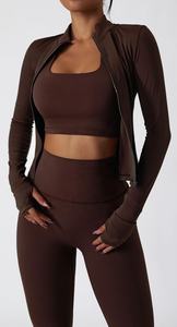 Conjunto de Yoga de 3 Piezas sin Costuras de Alta Calidad al por Mayor para Mujer, Leggings, Sujetador y Top – Ropa para Gimnasio, Pilates y Entrenamiento - Product Image 2