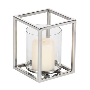 <b>Moroccan</b> <b>Lantern</b> Metal Body Chrome Color Candle <b>Lanterns</b> With Customize Color for Christmas With the Sizes of 23x23x58 Cm - Product Image 5