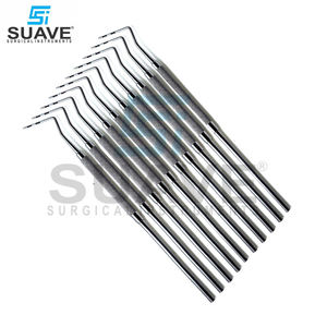 Herramienta de limpieza bucal dental, juego de sondas de cirugía dental con mango cómodo de acero inoxidable de SUAVE SURGICAL INSTRUMENTS - Product Image 2