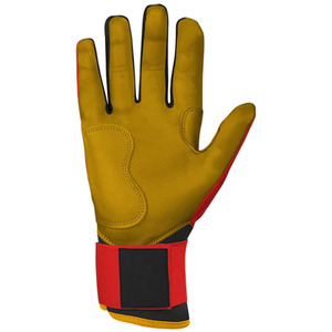 Gants de frappe de baseball multicolores à manchette longue de haute qualité pour les joueurs d'équipe professionnels Gants de frappe de baseball en cuir de vachette - Product Image 3