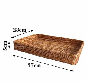 Plateau en rotin de premier choix pour la vente en gros et les fournitures artisanales - Product Image 2