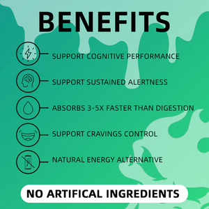 Vigo Doğal Nootropik Enerji Poşetleri, GPC L-THEANIEN Bitkisel Serin Nane Aromaları ve Yetişkin Kullanımı için Kafein Karışımı ile - Product Image 4