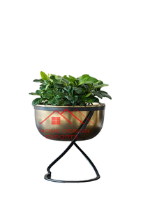 กระถางโลหะตั้งพื้นสำหรับโรงแรมในบ้าน2025ดีไซน์ล่าสุด - Product Image 5