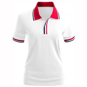 Algodón secado rápido transpirable logotipo personalizado diseño nuevo alta calidad mujeres Polo camisa estilo Casual Polo para damas - Product Image 3