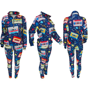 Chándal sublimado de mujer atlético al por mayor, ropa para correr, entrenamiento deportivo, chándal personalizado con estampado de sublimación para mujer - Product Image 5