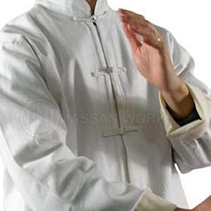 ชุดยูนิฟอร์มกังฟูคุณภาพสูงสำหรับผู้ชาย สำหรับฝึกศิลปะการต่อสู้ ไทเก๊ก แห้งเร็ว ระบายอากาศได้ดี ผลิตจากผ้าฝ้ายเนื้อนุ่ม - Product Image 5