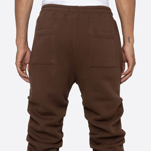 Piste Baggy Flare Pantalon De Survêtement Homme Personnalisé Coton Épais Blanc Éponge Française Empilé Évasé Hommes Pantalon De Survêtement Pantalons Hommes - Product Image 5