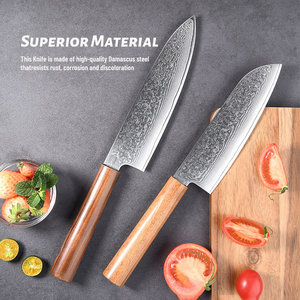 มีดเชฟมืออาชีพทำจากเหล็กดามัสกัสมีดเชฟที่มีดด้ามไม้แบบปรับแต่งได้ - Product Image 6