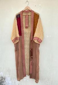 Festival Kimono de seda Hermosa bata de seda Vintage Kimono de seda Robe - Product Image 4
