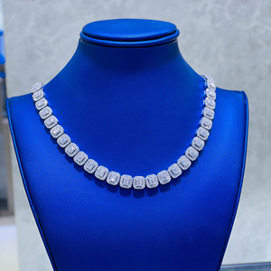 Modern Style VVS Moissanite Diamond 925 Sterling Silver Iced Out Hip Hop Link Chain Fashion High End Jewelry For <b>Men</b> Party Wear - Product Image 1