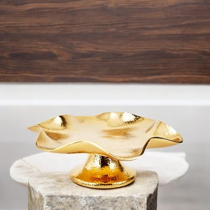 Premium Hammered Brass <b>Bowl</b> with Glossy Finish Perfect for Serving <b>Snacks</b> Decor Gifting Ideal for Modern Home Dining Use - Product Image 5