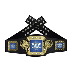 Manufacturer Cheap Custom Boxing Wrestling Belts <b>Spinner</b> Championship Belts <b>Rings</b> Kickboxing Title Custom Made - Product Image 6