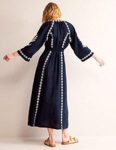 Cette robe en lin Boden est une robe de soirée incontournable pour l'été Robe de style Latina pour femmes et filles - Product Image 2