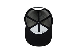 Sombrero de camionero de malla de algodón no estructurado con parche tejido de diseño personalizado de 6 paneles, gorra de playa informal energética de moda Hip Hop para ciclismo hecha - Product Image 2