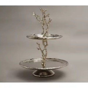 Metal Cake Stand for Parties & Events Eco-Friendly Handmade <b>Dessert</b> Holder with Cupcake and Sweets Display Table Decoration - Product Image 4