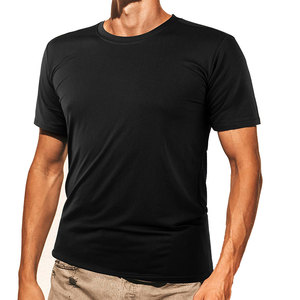 Verano secado rápido Stock logotipo personalizado Fitness gimnasio desgaste liso camiseta hombres manga corta gimnasio deporte compresión hombres camisetas - Product Image 1