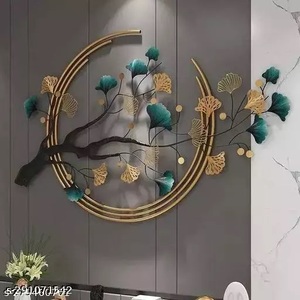 Décoration murale moderne en métal chaud de qualité supérieure, style moderne, multicolores, décoration murale intérieure et extérieure, décoration murale suspendue, décoration murale en métal fleuri - Product Image 4