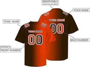 เสื้อกีฬาแบบเย็บปักแบรนด์ของคุณเสื้อเจอร์ซีย์อเมริกันฟุตบอลแห้งเร็วแบบสั่งทำ - Product Image 6