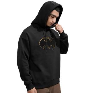 New Arrival Men's Custom Embroidery Hoodies <b>Winter</b> Thick Cotton Sweatshirts with Solid Pattern and Hooded Collar - Product Image 4