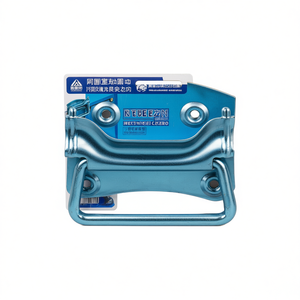 VORMANN Blue Zinc-Plated Steel Cabinet Organizer 80mm Height 100mm Width 4-Hole <b>Box</b> Handle Packaged in Units of 10 - Product Image 3