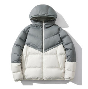 Chaquetas acolchadas de invierno con cremallera para hombre, chaqueta de burbujas Unisex, chaquetas acolchadas cortavientos para mujer, OEM personalizado - Product Image 2