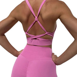 High Quality Custom <b>Sports</b> <b>Bra</b> <b>And</b> <b>Shorts</b> <b>Set</b> For Gym Fitness Yoga Wear Wholesale Customized Color Size Gym Fitness <b>Sets</b> - Product Image 4