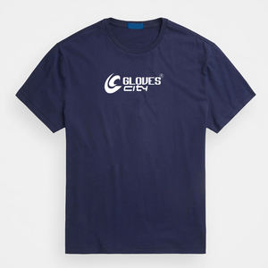 T-shirt de fitness 100% coton avec impression de logo personnalisé pour hommes T-shirt de qualité supérieure surdimensionné 230 GSM à séchage rapide avec col rond de GLOVES City - Product Image 5