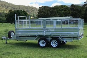 New Ozzi 3500kg 14x7 Flat Top Tipper <b>Trailer</b> with Ramps <b>Cargo</b> & Utility <b>Trailers</b> - Product Image 6