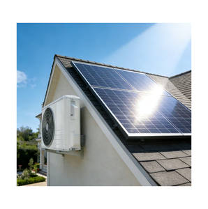 Aire Acondicionado Solar de 9000 BTU, Montado en Pared, con Compresor de Corriente Continua, Bajo Consumo de Energía en Arranque, para Autocaravanas y Casas Pequeñas - Product Image 1