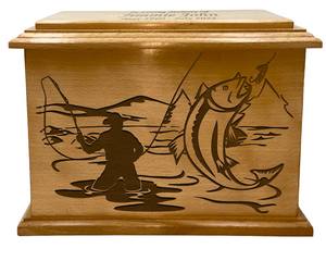 Urna Funeraria de Madera para Cenizas Humanas, Urna de Cremación para Amantes de la Naturaleza con Grabado, Urna de Madera para Fotos de Mascotas - Product Image 4