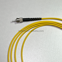 ST/UPC kabel Patch serat multifungsi, 3.0mm DX 2M OM1 62.5/125 μm Jumper serat optik dupleks untuk jaringan LAN pusat Data 2M