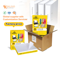 Vente en gros d'usine, étiquettes A4 imprimables, papier autocollant, feuilles d'étiquettes autocollantes pour imprimante laser et jet d'encre