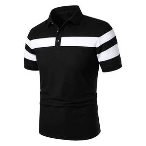 Polos respirants pour hommes à séchage rapide Logo personnalisé imprimé Conception personnalisée Polos pour hommes à manches courtes élégants pour vêtements de sport - Product Image 1