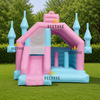 Vente chaude Parc de jeux commercial Parcours d'obstacles Château gonflable Thème licorne