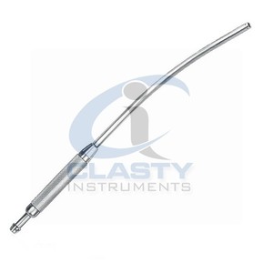 NOUVEAU INSTRUMENT FRAZIER CANULE D'ASPIRATION EN ACIER INOXYDABLE CANULE DENTAIRE TUBE D'ASPIRATION 4MM CHIRURGIE DENTAIRE 6 POUCES CANULE DE SINUS POUR IMPLANT - Product Image 1