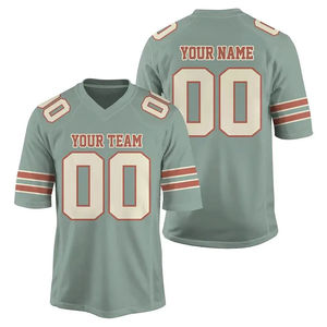 Super Selling Vintage Rugby Jersey Adults <b>Men</b> American Football Uniforms <b>Printing</b> American Football Practice Jersey - Product Image 2