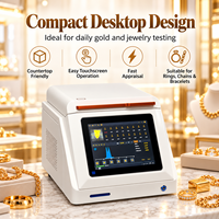 Analyseur XRF d'or pour l'analyse de la composition des bijoux en métaux précieux (Au, Ag, Pt, Pd) avec chambre de test de bureau intégrée