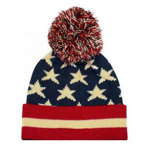 Chapeaux d'hiver chauds personnalisés en usine de petits bonnets de style bonnets tricotés chapeaux d'hiver Gaa Beanie - Product Image 1