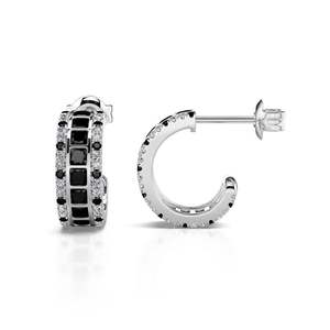 Pendientes de Plata de Ley con Corte Princesa de la Película Jeulia Love, Regalo Perfecto - Product Image 1