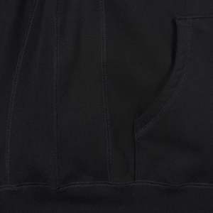 Sudadera con Capucha Estilo Streetwear 3008, Lavada con Ácido, Diseño Desgastado, Patrón Sólido, con Tela de Felpa Francesa - Product Image 5
