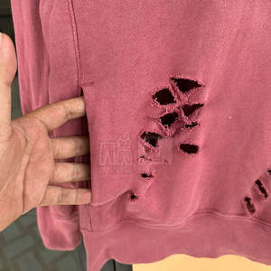 Sudaderas con capucha desgastadas para hombre de mejor diseño 100% algodón básico temporada de invierno cuello con capucha de alta calidad - Product Image 5