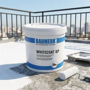 Peinture d'isolation liquide acrylique écologique moderne, imperméabilisante, blanche, revêtement imperméable de qualité supérieure, membrane imperméable - Product Image 5