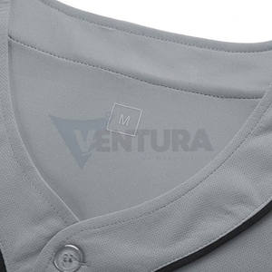 Jersey de béisbol transpirable para hombre, colores de equipo personalizados y bordado al por mayor en Pakistán, ropa de softball incluida - Product Image 3