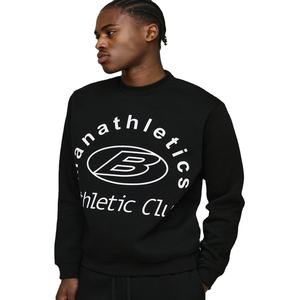 Sweat-shirt à col rond pour homme 50% coton 50% polyester 500 gsm polaire à manches longues en mélange de coton pull pour homme - Product Image 1